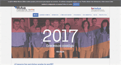 Desktop Screenshot of mutuanavarra.es