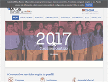 Tablet Screenshot of mutuanavarra.es